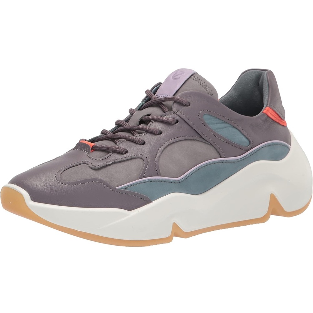 ECCO Women's Chunky Tie Sneaker in Multicolor Gravity, Size 42
